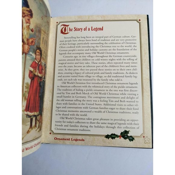 Old World Christmas Ornament Legends Book - Picture 3 of 6